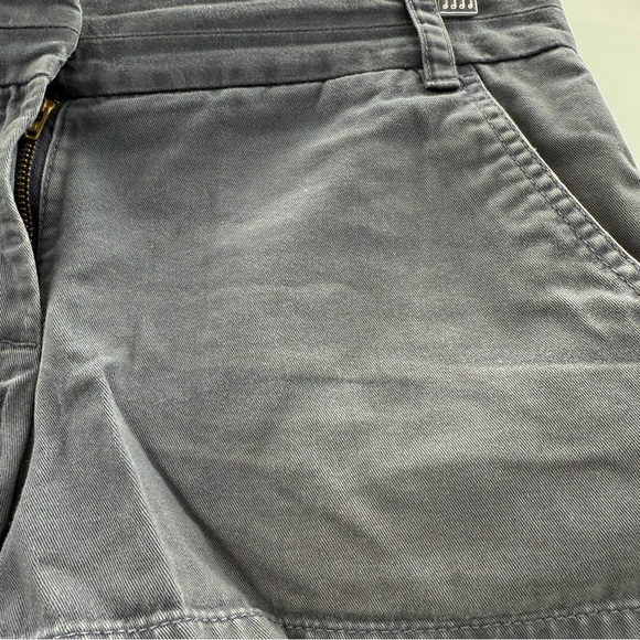 J. Crew Chino Broken-In 100% Cotton Gray Mid Rise Shorts Sz 4‎ - Picture 6 of 11